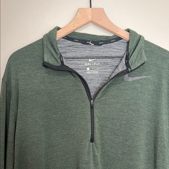 Nike Quarter Zip Pullover Rayon/Viscose Blend Men’s Large - Picture 4 of 7